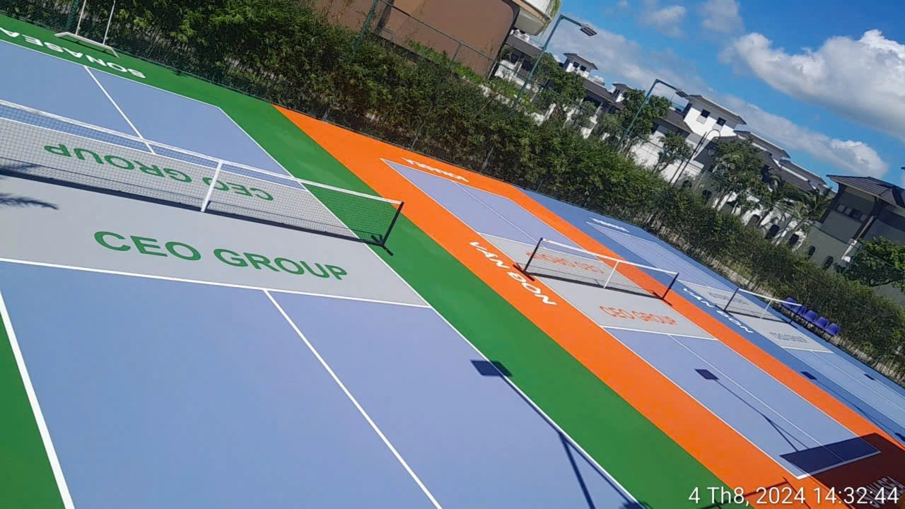 Thi công dự án sân CEO GROUP